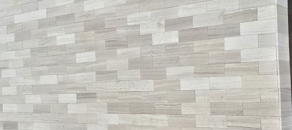 white wooden marble wall
