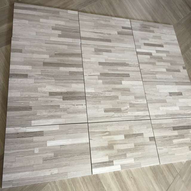 White Wood Grain Floor