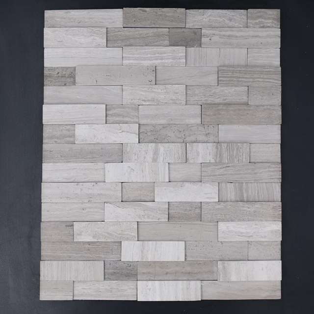 White Wooden Marble Veneer